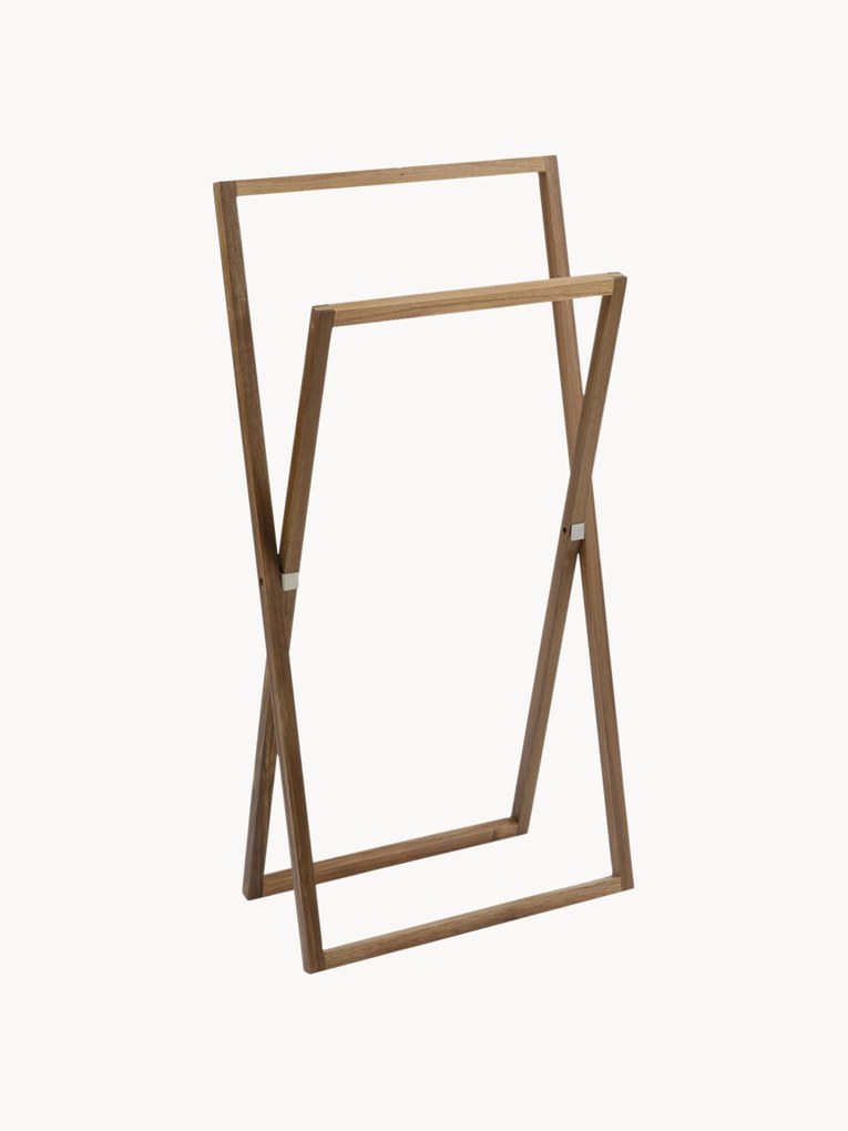 Porta asciugamani in legno di acacia Naja