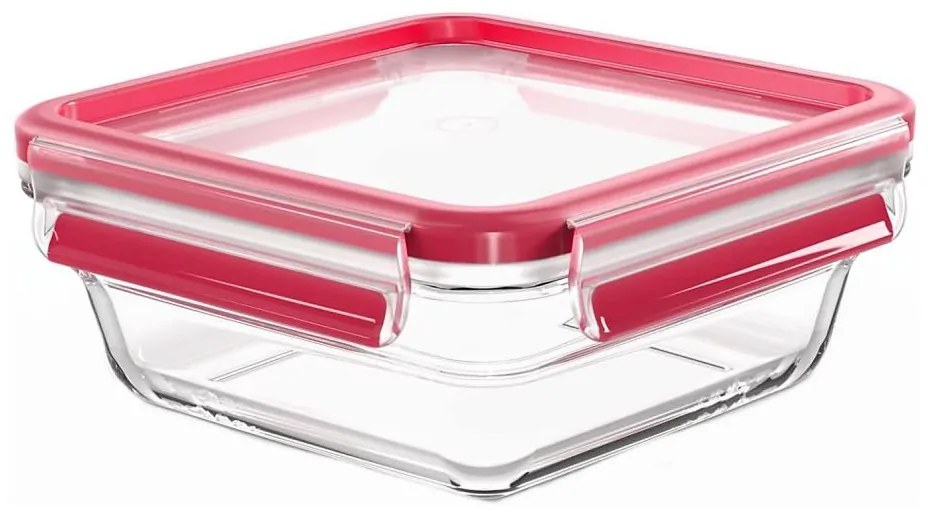 Tefal - Contenitore per alimenti 0,8 l MSEAL GLASS rosso/vetro