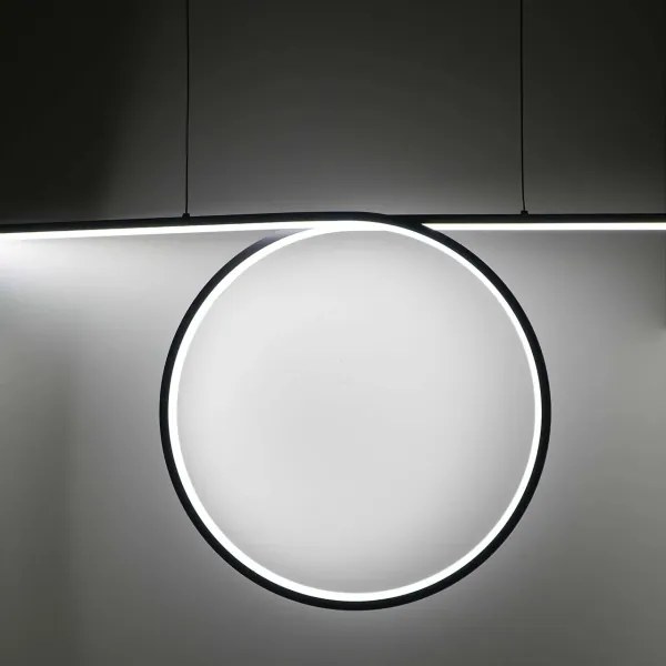 Lampadario LED sospeso su cavo ODETTA LED/42W/230V 4000K nero