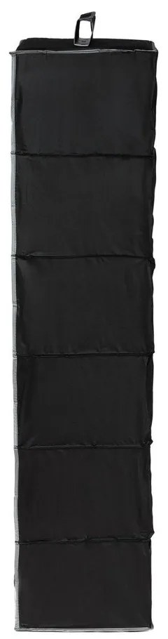 Organizzatore pensile nero con 6 scomparti Indumenti So Urban - Compactor