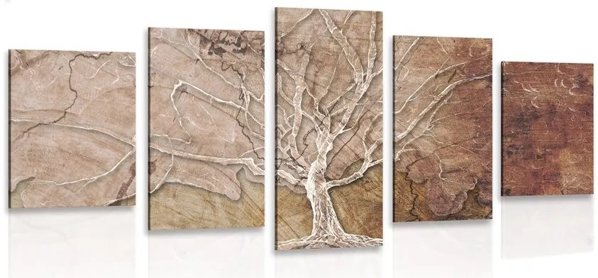 Quadri 5 pezzi – Corona dell'albero