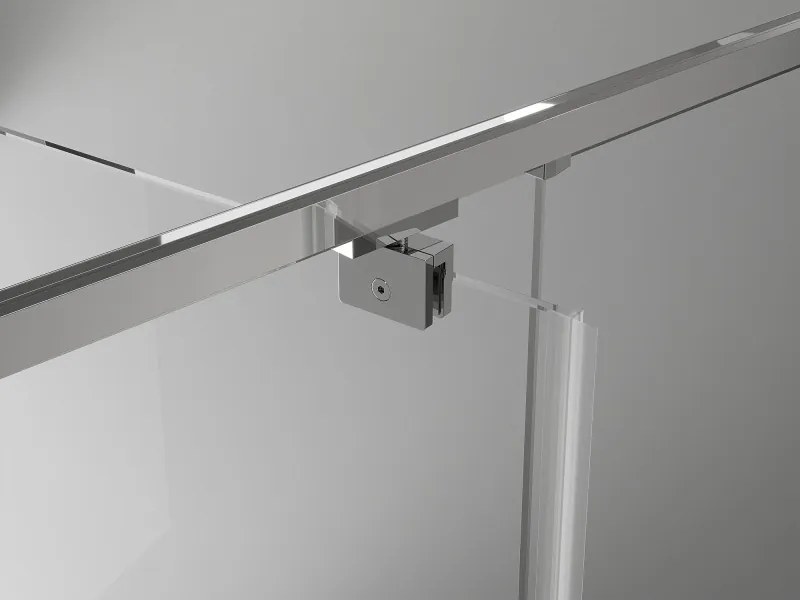 Mexen Exo-BR cabina doccia a battente 90 x 90 cm, trasparente, cromato - 8181-090-090-01-00