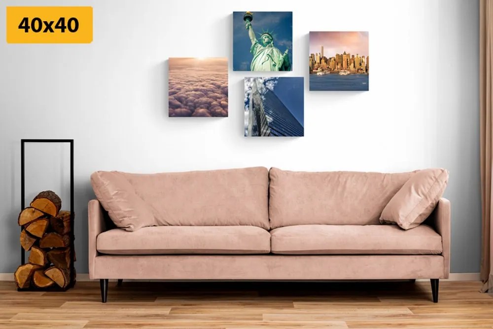 Set di quadri – New York in colori unici