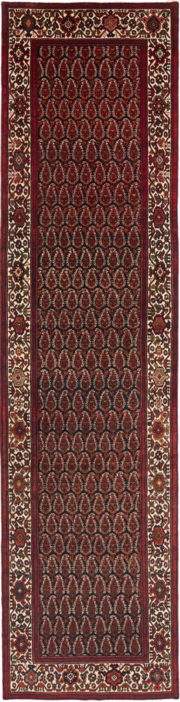 Hamedan Tappeto persiano 430x110 Blu (Iran) Annodato A Mano