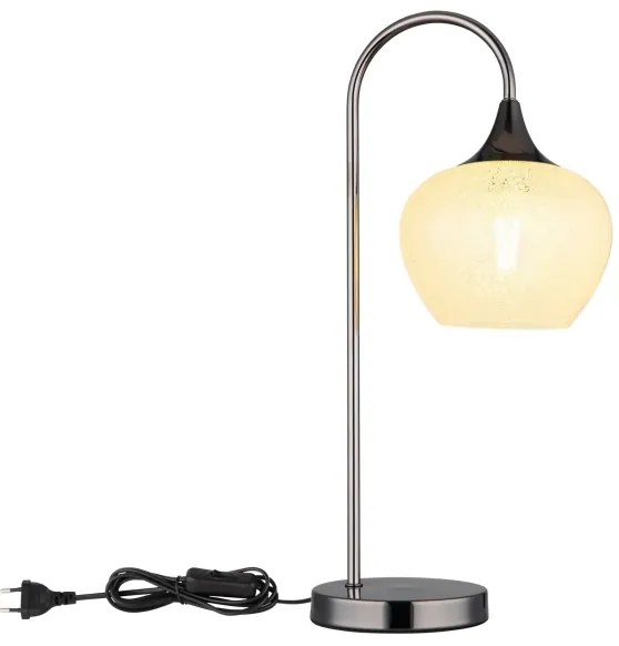 Globo 15548TK - Lampada da tavolo MAXY 1xE27/40W/230V bianco/antracite
