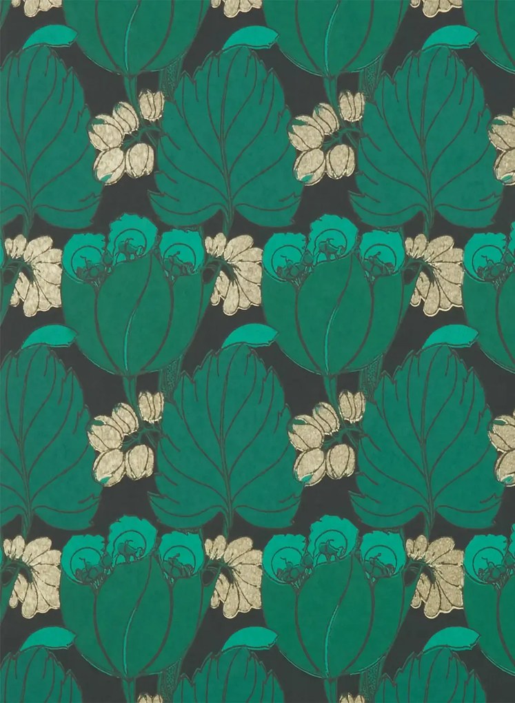 Liberty Tapete Regency Tulip - Jade