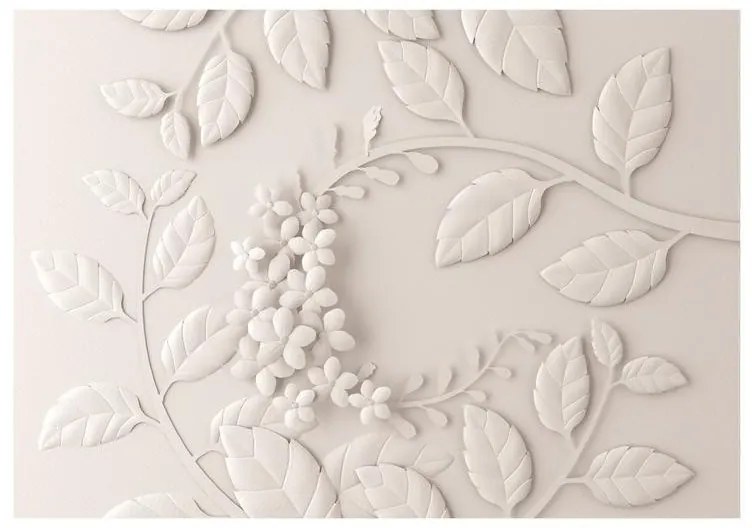 Fotomurale adesivo  Paper Flowers (Cream)  Larghezza x Altezza Home decor 343x245