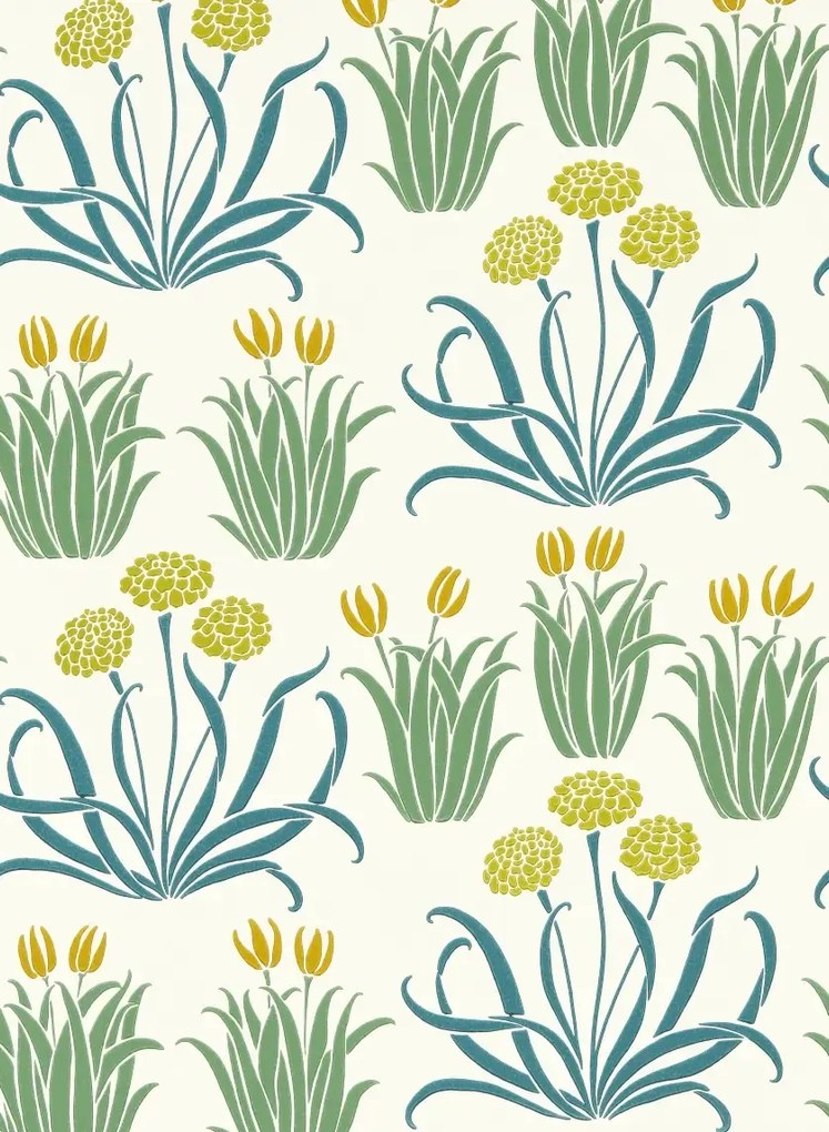 Morris & Co Carta da parati Glade - Gooseberry Fool