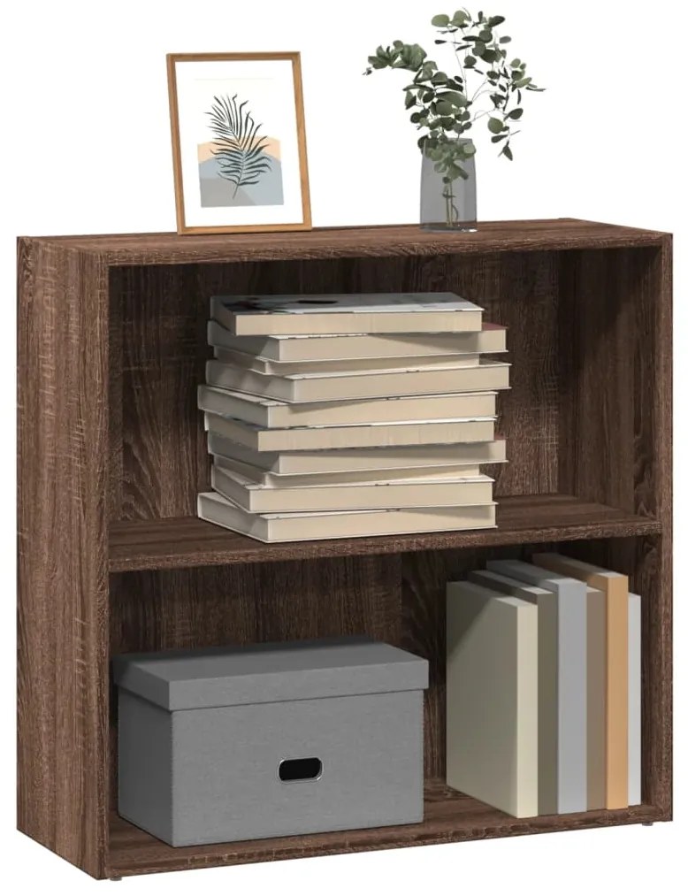 Libreria Rovere Marrone 80x30x77 Cm İn Legno Multistrato /