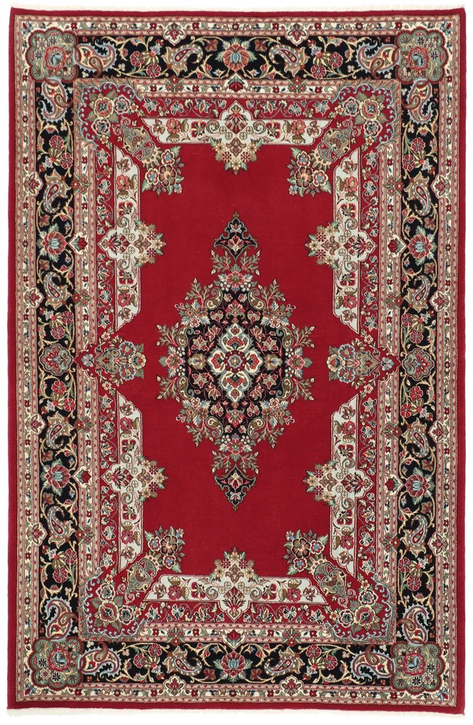Ghom Tappeto 210x140 (Iran) Annodato A Mano