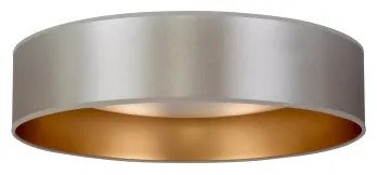 Duolla - Plafoniera LED ROLLER LED/24W/230V diametro 45 cm argento/oro