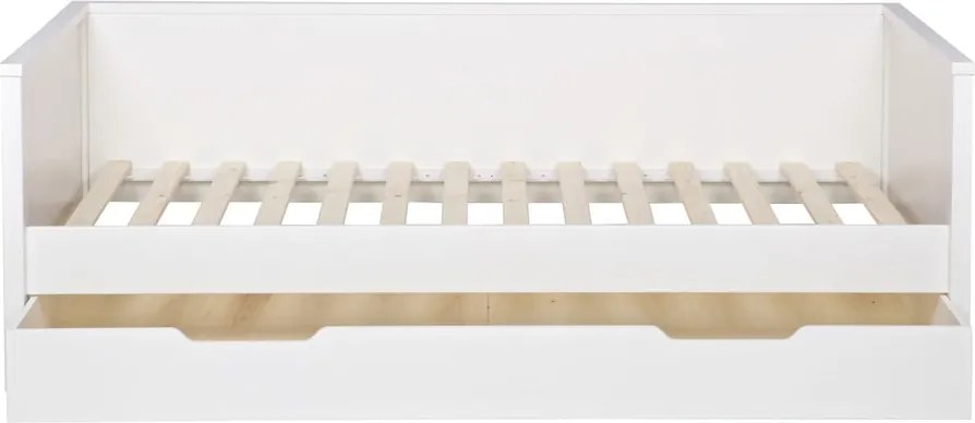 Cassetto inferiore bianco per letto , 200 × 90 cm Nikki - WOOOD