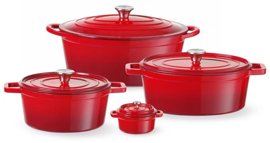 Casseruola in ghisa con coperchio per induzione 6,88 l - Hendi