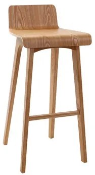 Sgabello / sedia da bar design legno naturale scandinavo BALTIK