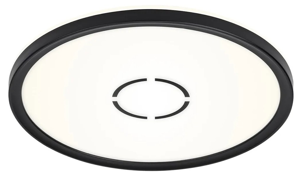 Plafoniera Contemporanea Free Metallo Bianco Nero Led 18W 4000K