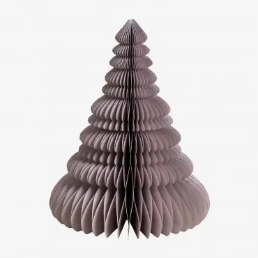 Albero Di Natale Di Carta Noelle Violetta Lavanda & ↑31 Cm - Sklum