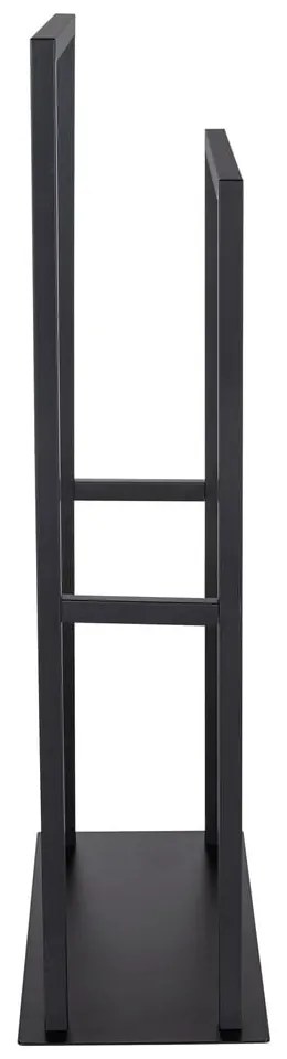 Portasciugamani in acciaio inox nero Rivaltana - Wenko