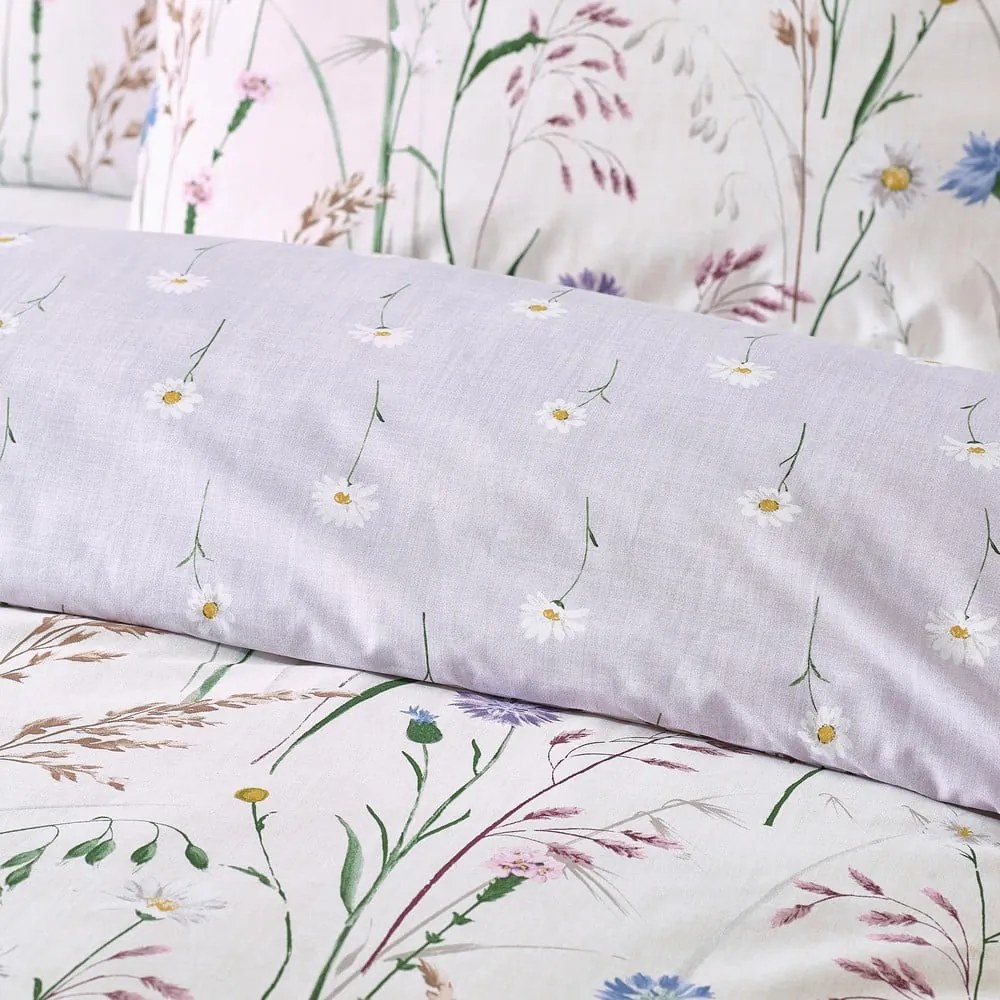 Biancheria da letto lavanda/beige per letto matrimoniale 200x200 cm Grasmere – Catherine Lansfield