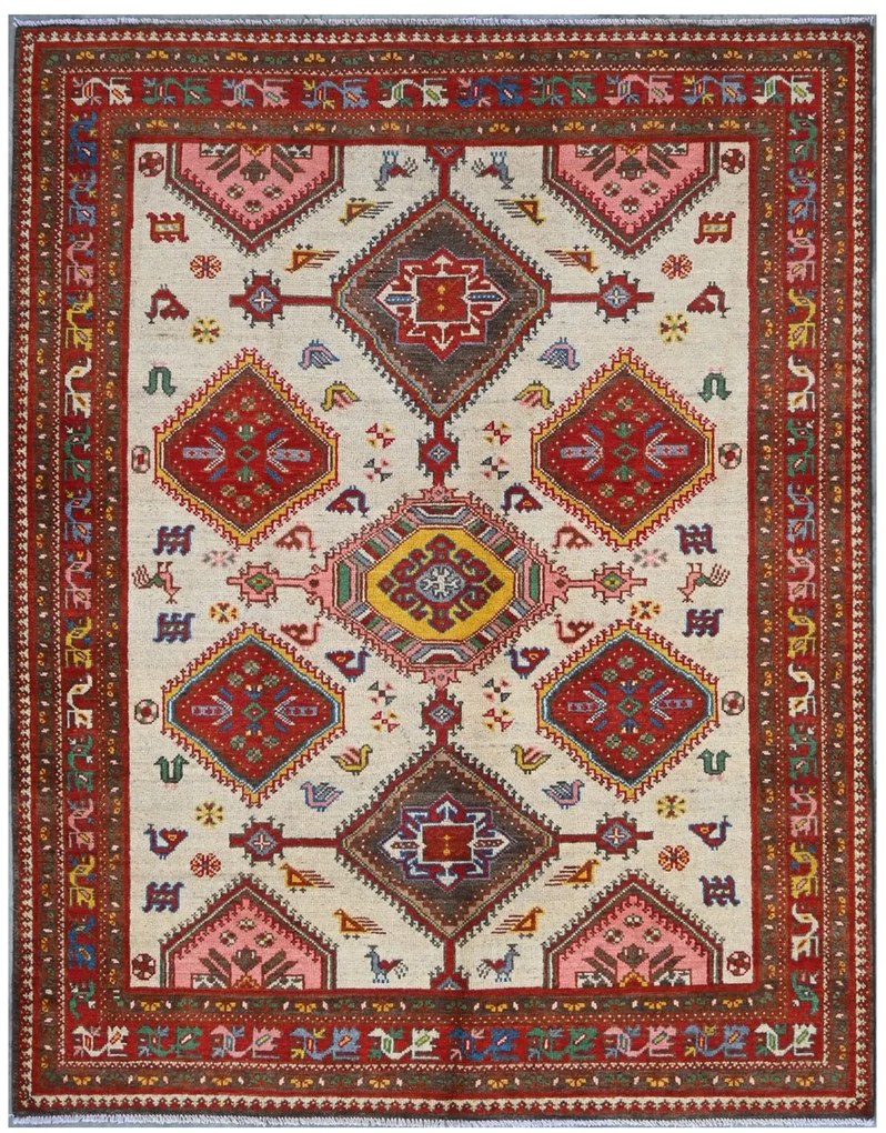 Kazak Tappeto orientale 200 x 150 (Pakistan) Annodato A Mano