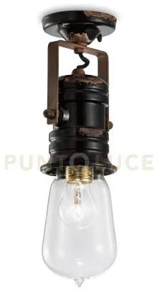 Plafoniera urban nero c1744(vin)