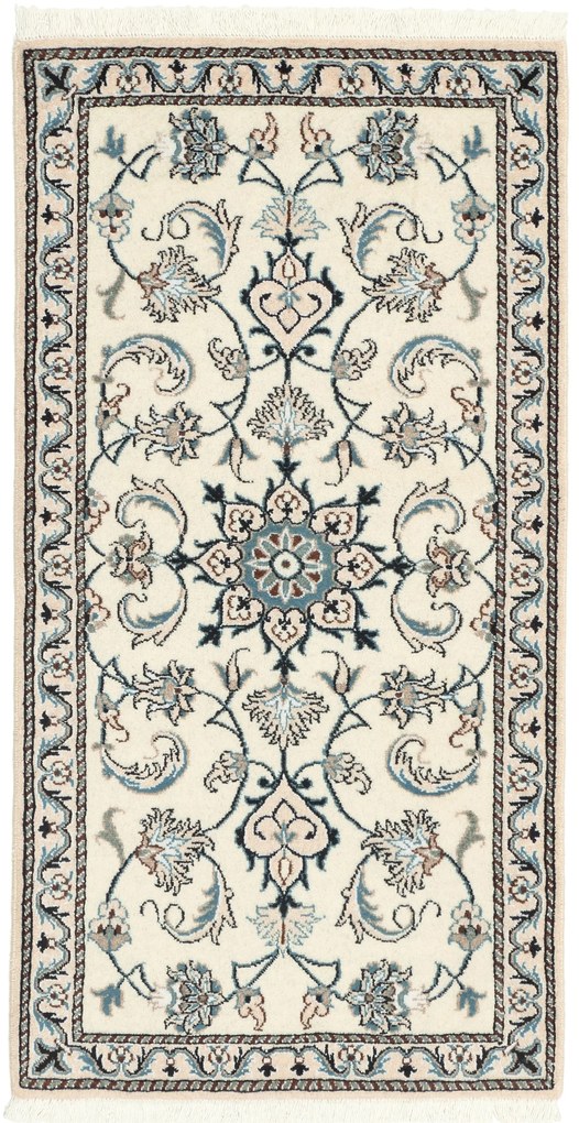 Nain Tappeto 140x70 Beige (Iran) Annodato A Mano