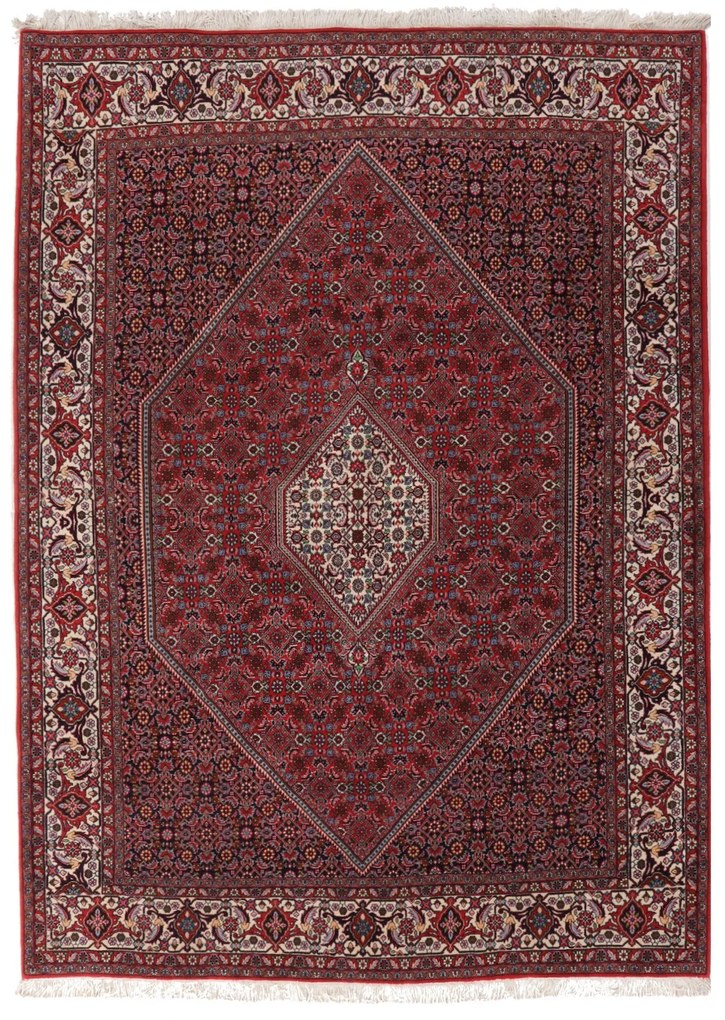 Bidjar Tappeto 290 x 200 Rosso (Iran) Annodato A Mano