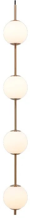 UMAGE - Audrey 4 Lampada a Sospensione Brass/White Opal UMAGE