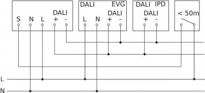Steinel 088149 - Sensore di movimento da esterno PD-8 ECO DALI-2 360° IP54 nero