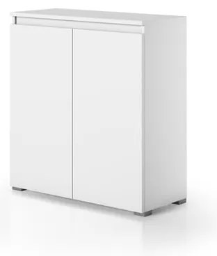 Mobile lavanderia Laundry 2 ante in truciolare bianco P 37 x L 80 x H 102 cm