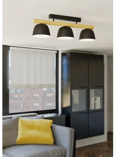 Eglo 43738 - Lampadario a plafone SHERBURN 3xE27/40W/230V