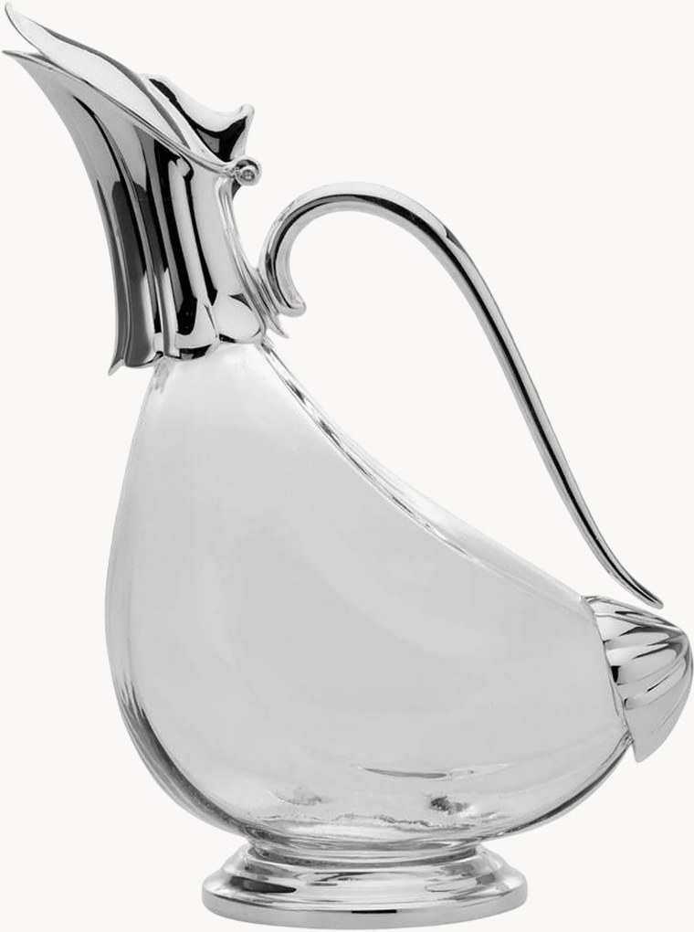 Decanter da vino decorativo placcato in argento Eberhard
