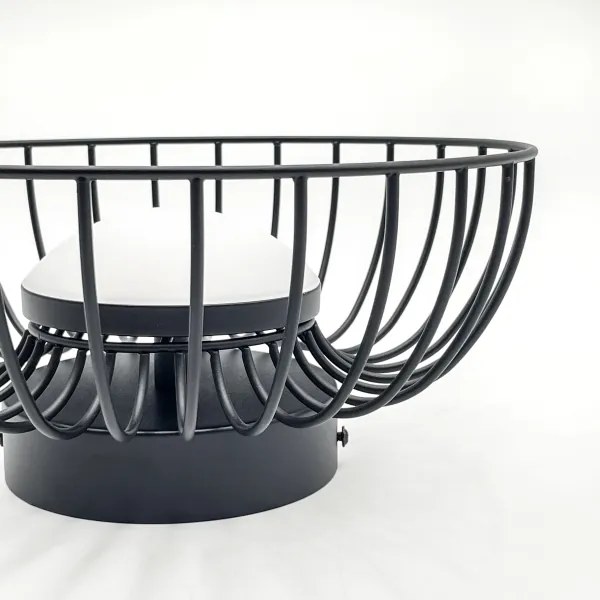 Plafoniera a soffitto BETSY LED/12W/230V Ø 25 cm nera