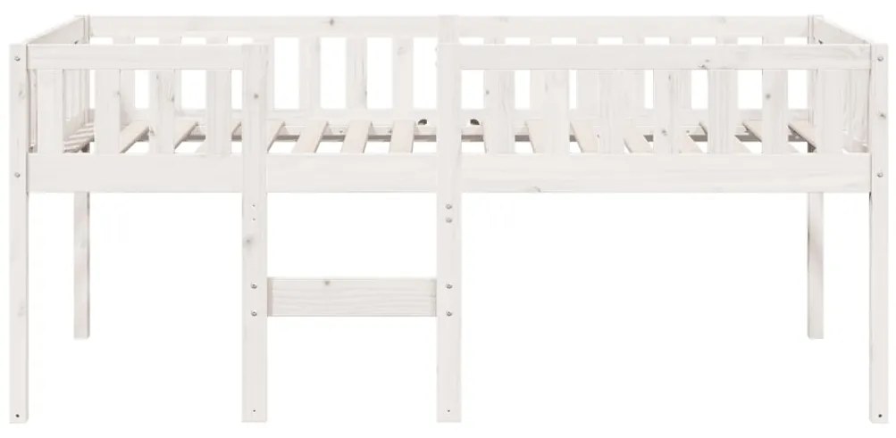 Letto per bambini senza materasso bianco 80x200cm massello pino