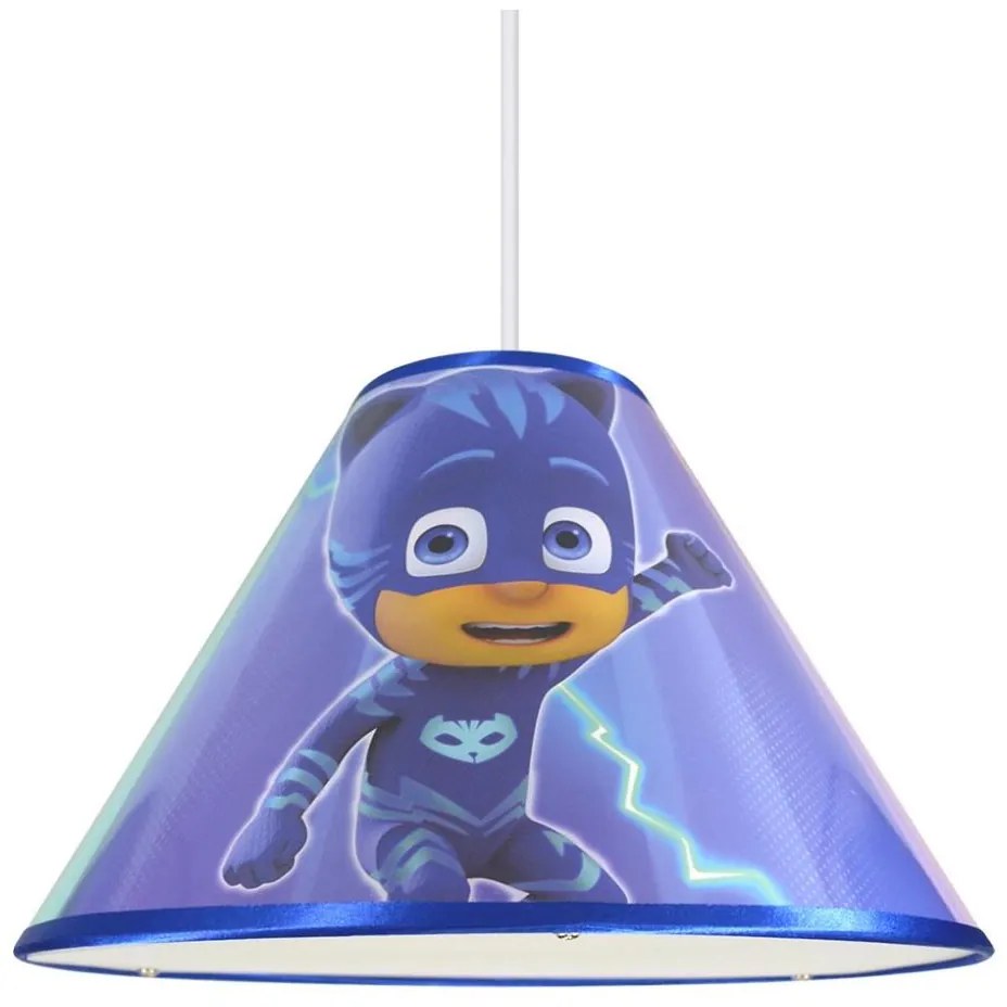 Lampadario a sospensione per bambini PJ MASK 1xE27/40W/230V