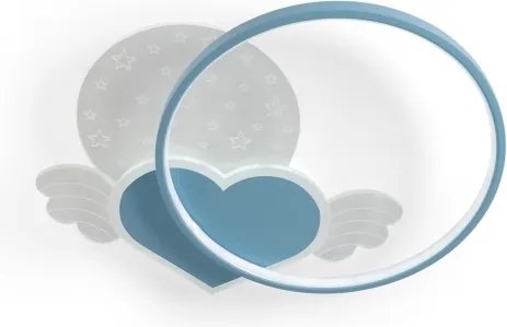 Brilagi - Plafoniera LED per bambini LOVE LED/48W/230V 3000/4500/6000K blu