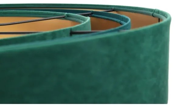 Lampadario su filo TRINITI 1xE27/60W/230V verde/oro