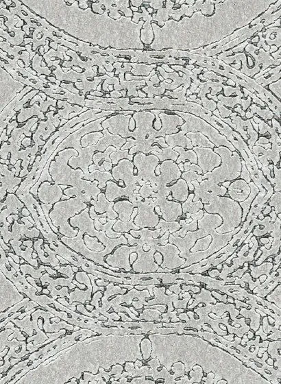 Arte International Carta da parati Rondo - Silber