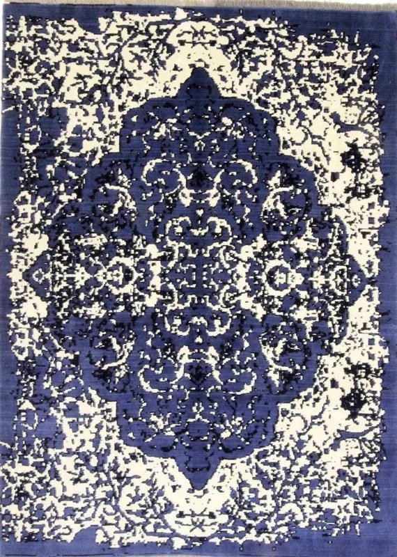 Neo Tappeto 240 x 170 Blu (Indian) Realizzato A Mano