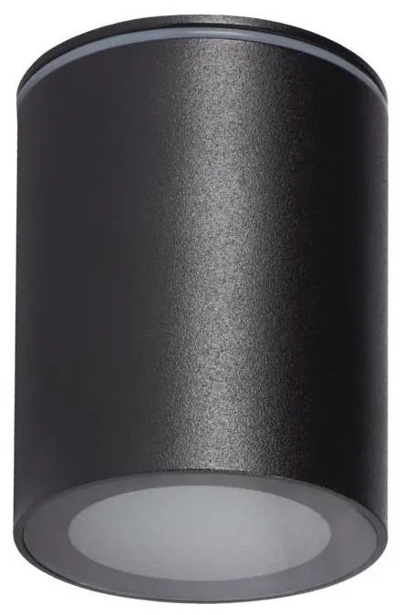 Kanlux 33361 - Luce Spot da esterno AQILO 1xGU10/7W/230V IP65 nero