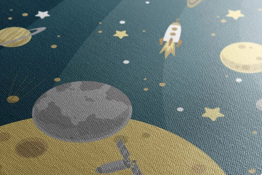 Stampa su tela – Viaggio straordinario nello spazio