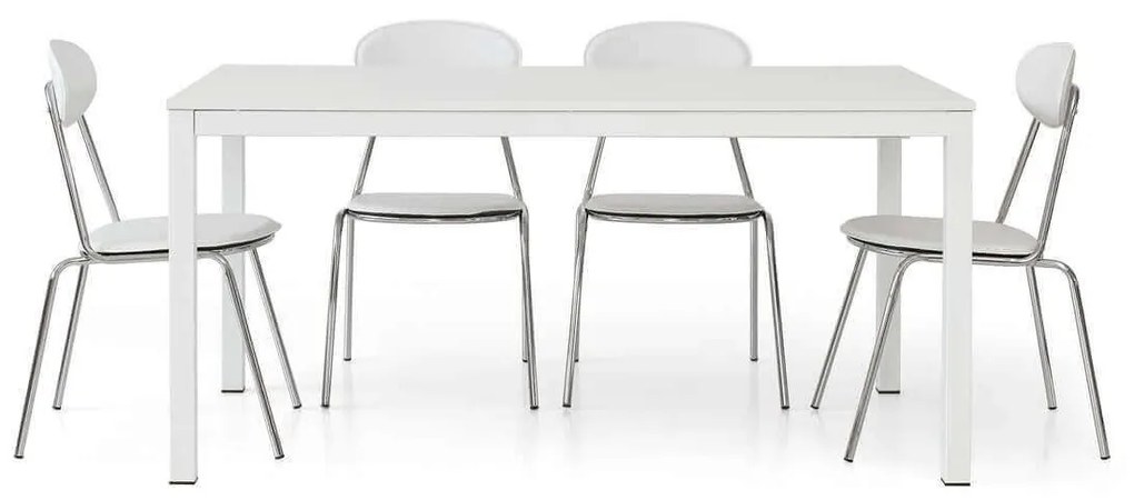 REGINALD - tavolo da pranzo moderno allungabile frassinato