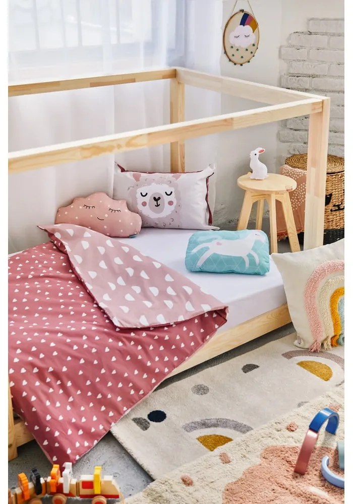 Biancheria da letto per bambini in cotone per letto singolo 140x200 cm Lama - Bonami Selection