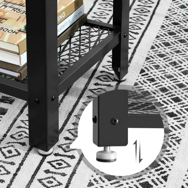 Tavolino d'appoggio LUVOR marrone/nero