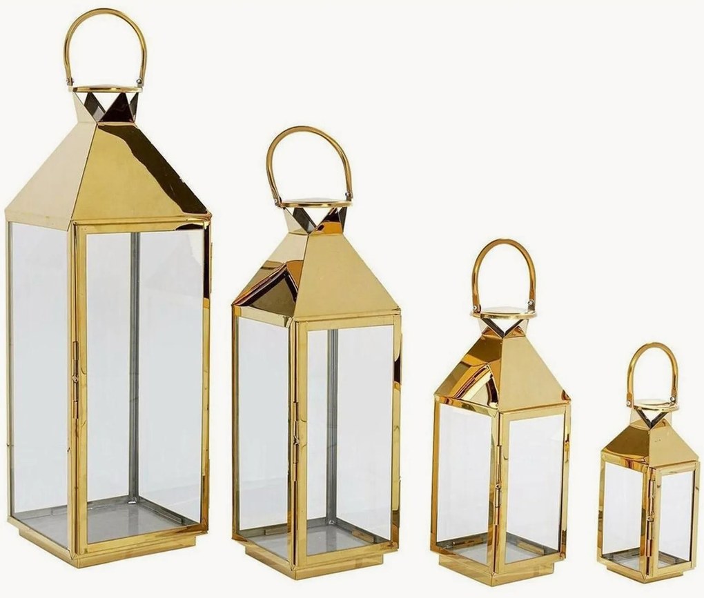 Set di 4 lanterne fatte a mano Giardino