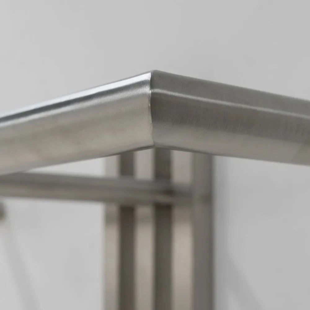 Attaccapanni da parete argentato in metallo 65 cm Senza – Spinder Design