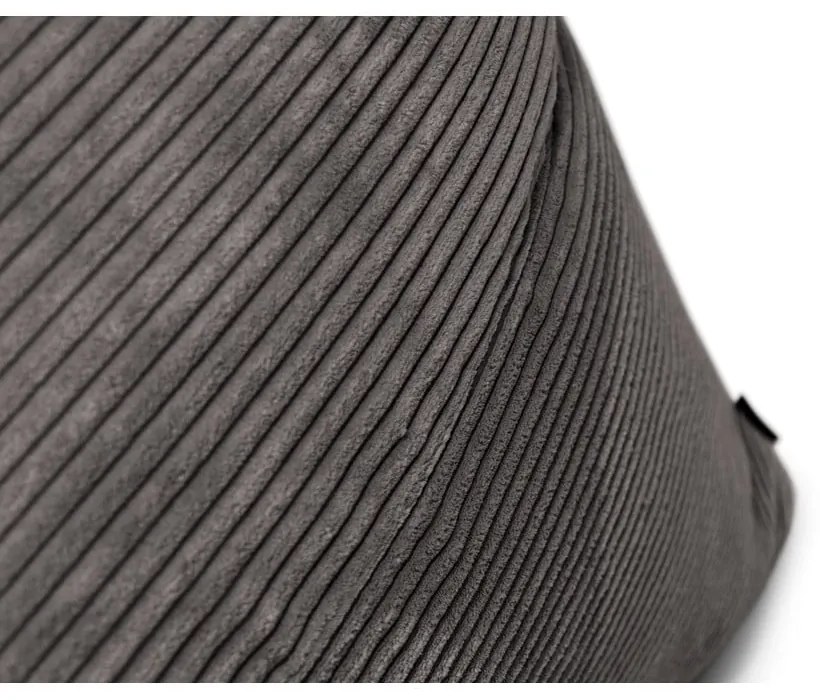 Pouf a sacco per bambini blu con rivestimento in velluto a coste Razzy – SLOWDOWN