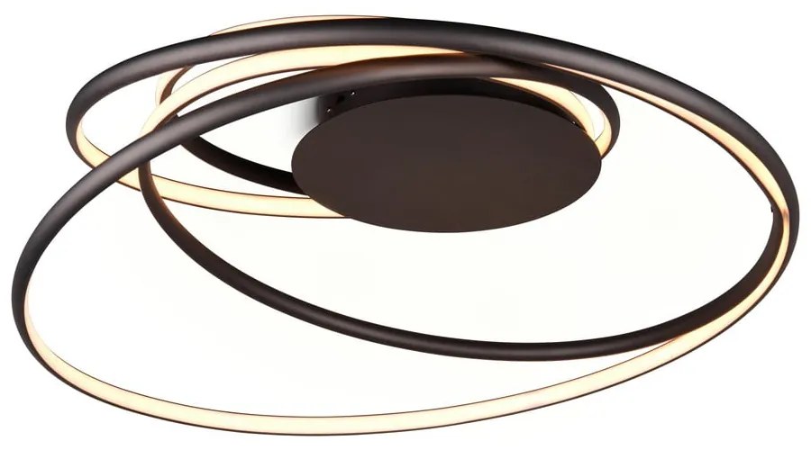 Plafoniera a LED nera con paralume in metallo Nala - Trio Select