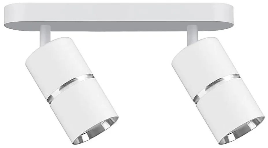 Faretto BAMBOO 2xGU10/10W/230V bianco