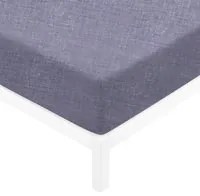 Lenzuolo con angoli 1 piazza e mezza melange blu