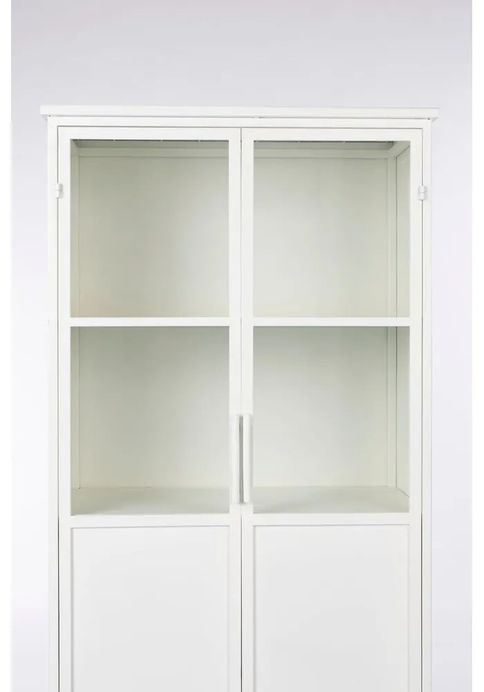 Vetrina metallica bianca 35x150 cm Miya - White Label